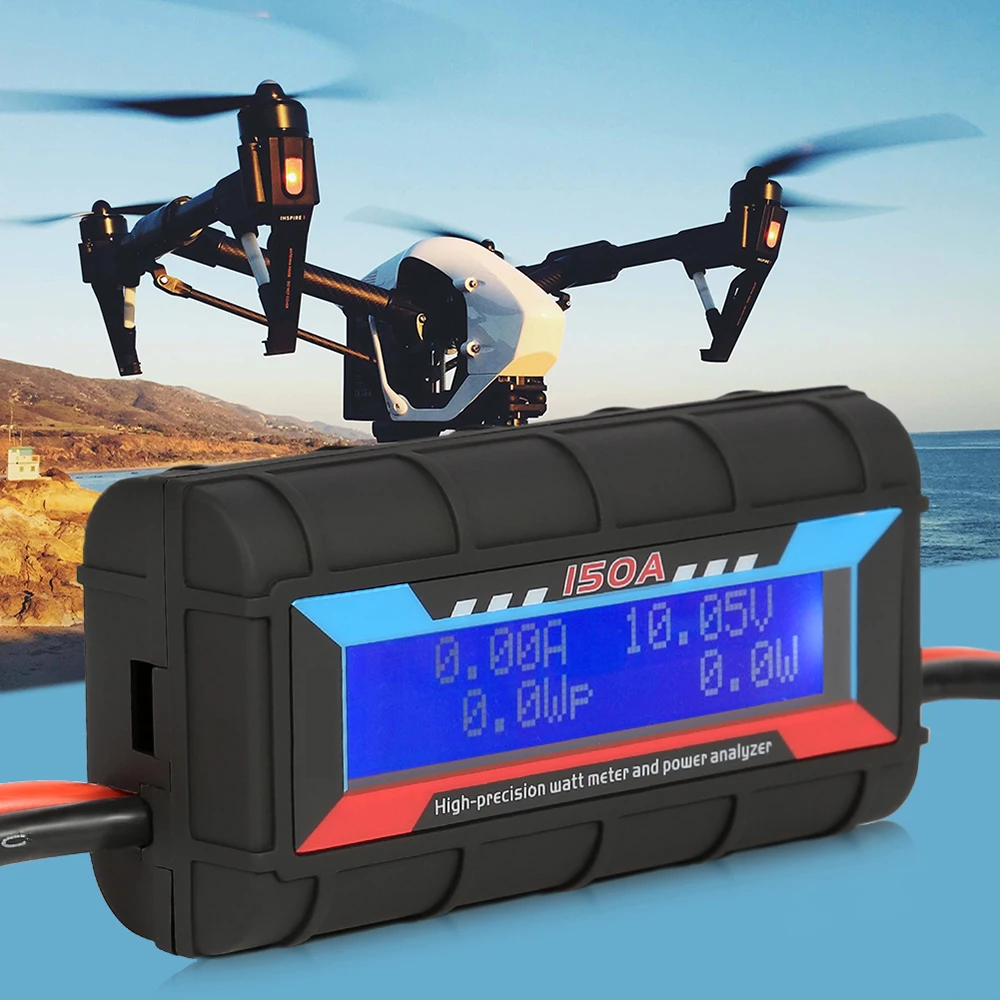 150A High Precision Watt Meter Detector Power Analyzer RC Model Current Voltage Power Model Airplane Meter Supplies