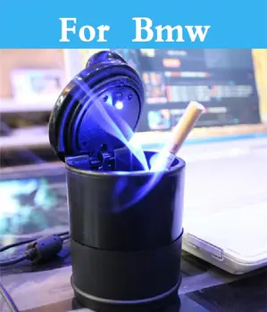 

Car Ashtray Frame Set Dolly Travel Cigarette Ash Holder Led Lamp Ashtray For Bmw 328i 330i 335i 320i Car 325i Interior