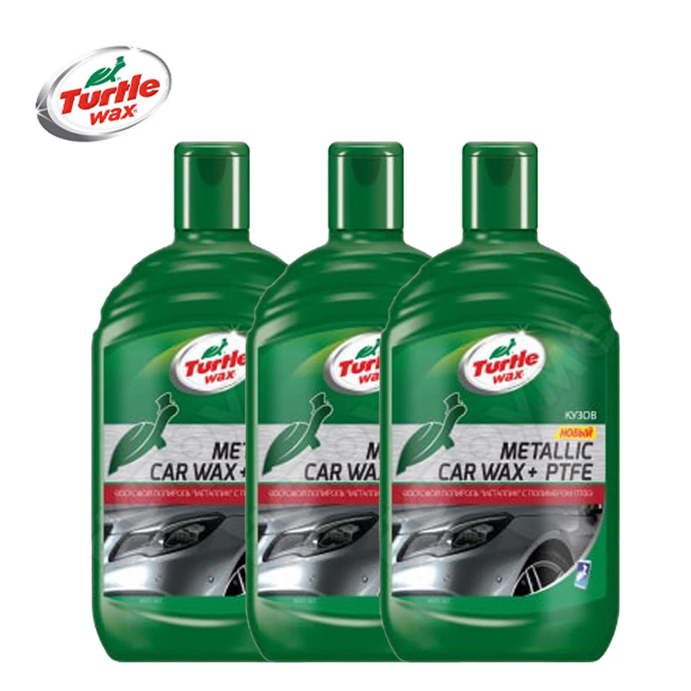 3 PCs Wax polish Metallic + PTFE \METALLIC CAR WAX + PTFE 300 ml Turtle Wax FG8356 52889 3 PCs Wax polish Metallic + PTFE \METALLIC CAR WAX + PTFE 300 ml Turtle Wax FG8356 52889