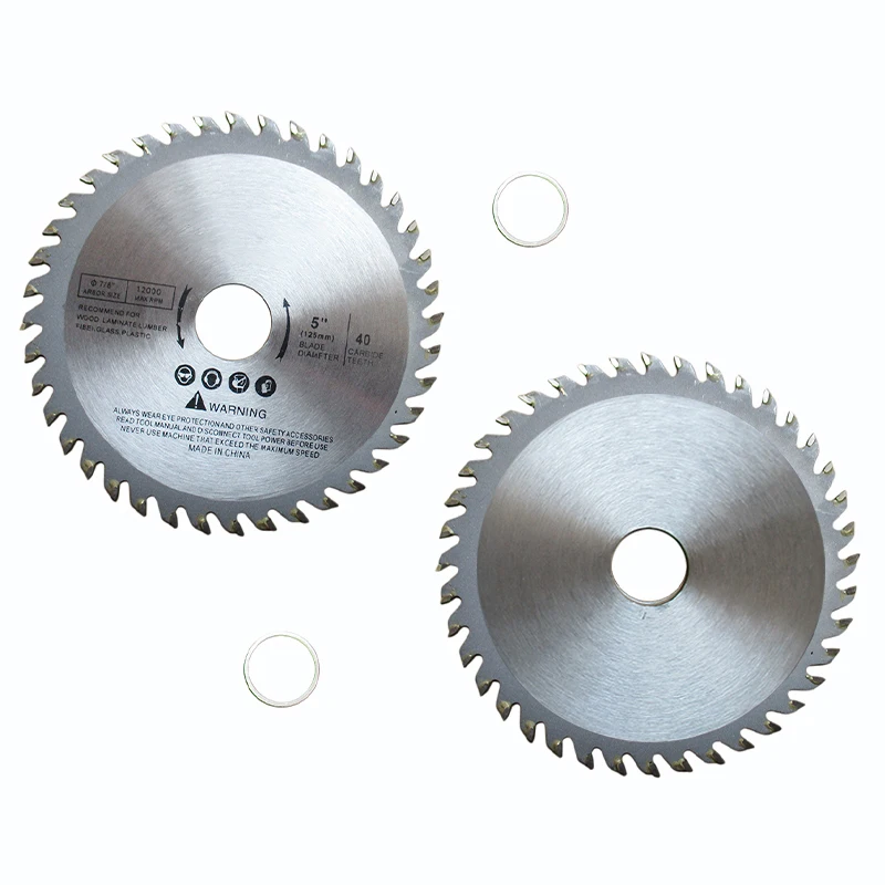 

Alloy Saw Blade 40 Teeth Circular Cutting 5" Woodworking Grinder Accessories Bore Diameter Wood