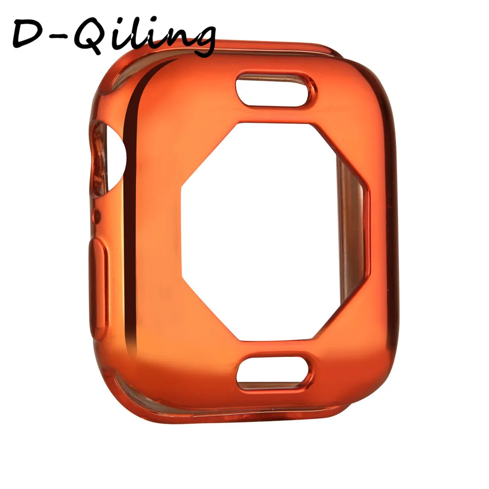 Чехол для часов Apple Watch Case5, 4, 3, 2, 1, 40 мм, 44 мм, прозрачный чехол из ТПУ, защитная пленка для экрана iWatch