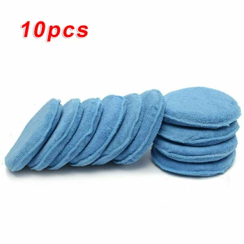 

Applicator Polishing Pads Foam Wax Cleaning Tool Replacement Car 10Pcs