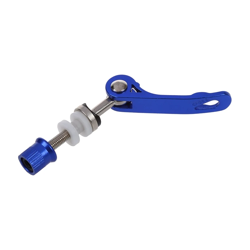 Road Bike Bicycle Seat Post Quick Release Binder Clamp Bolt Blue