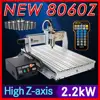USB port ! 4 axis 8060 cnc router ( 2200W spindle ) cnc engraver engraving / wood carving router / PCB milling machine mach3 ► Photo 1/5