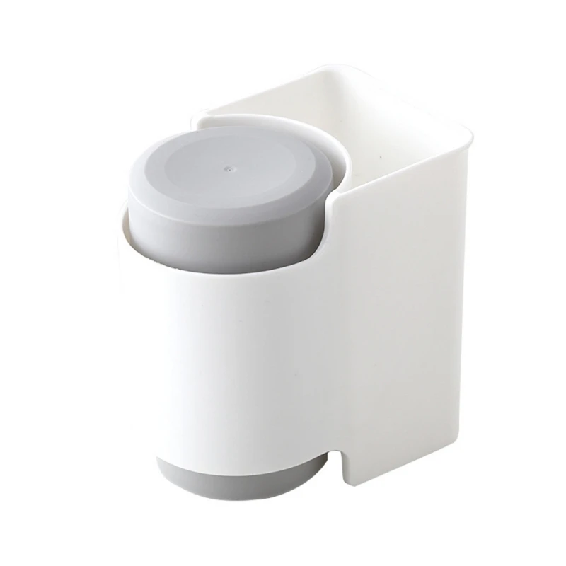 Стойки для зубных щеток неперфорированные чашки для полоскания рта Настенные Ванная комната настенная цилиндрическая подставка для зубных щеток стойка