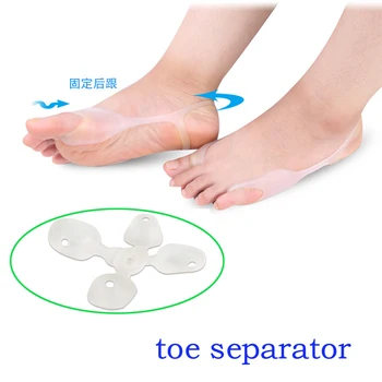 

Sumifun 2Pcs Toe Separator Soft Gel Hammer Claw Toe Pad Foot Care Cramp Hallux Valgus Hallux Pain Relax Cushion Z26101