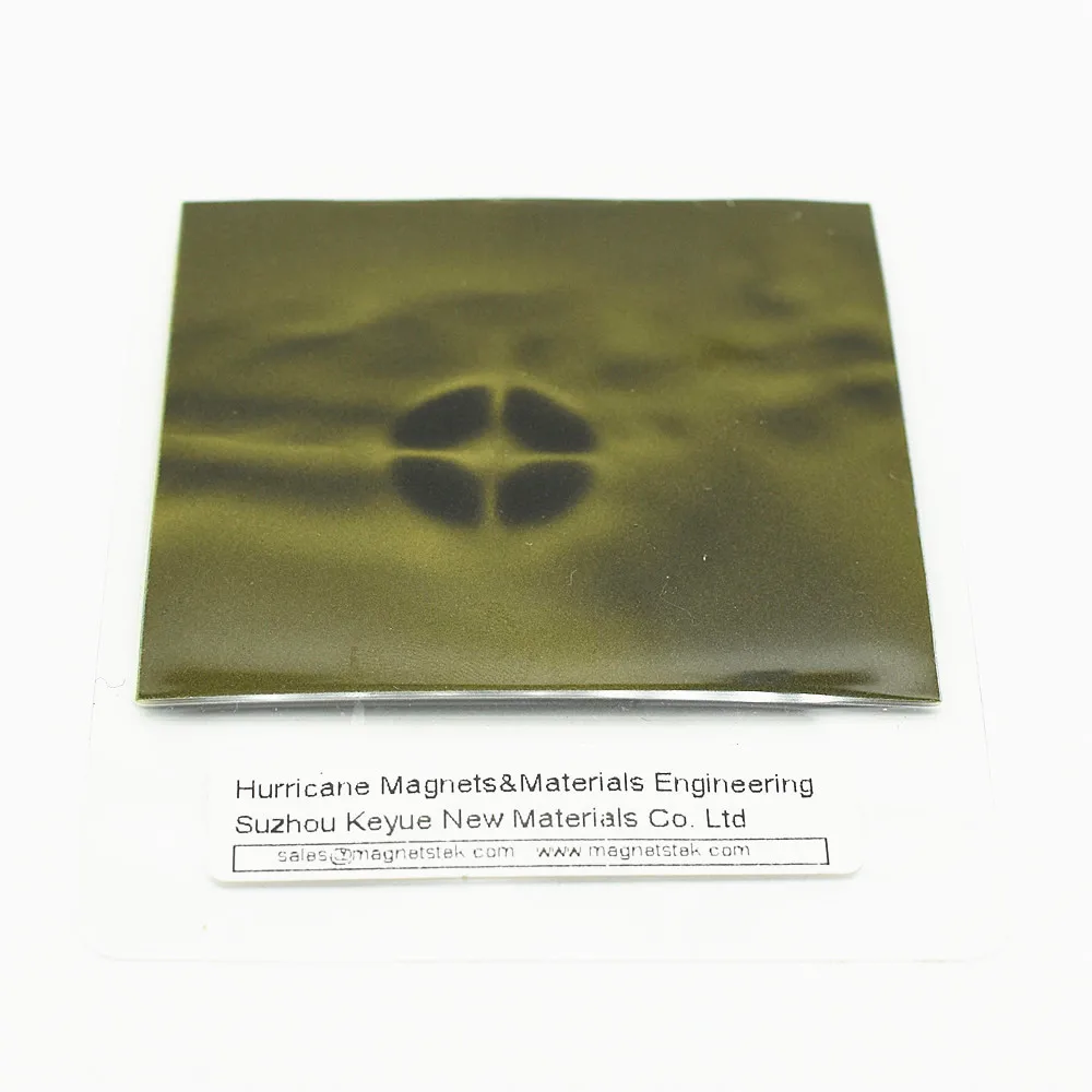 Magnetic Field Graphics Magnet Poles Testing Card Magnetism Area Observation Film Magnet Poles Display Viewing Magic Polar Light