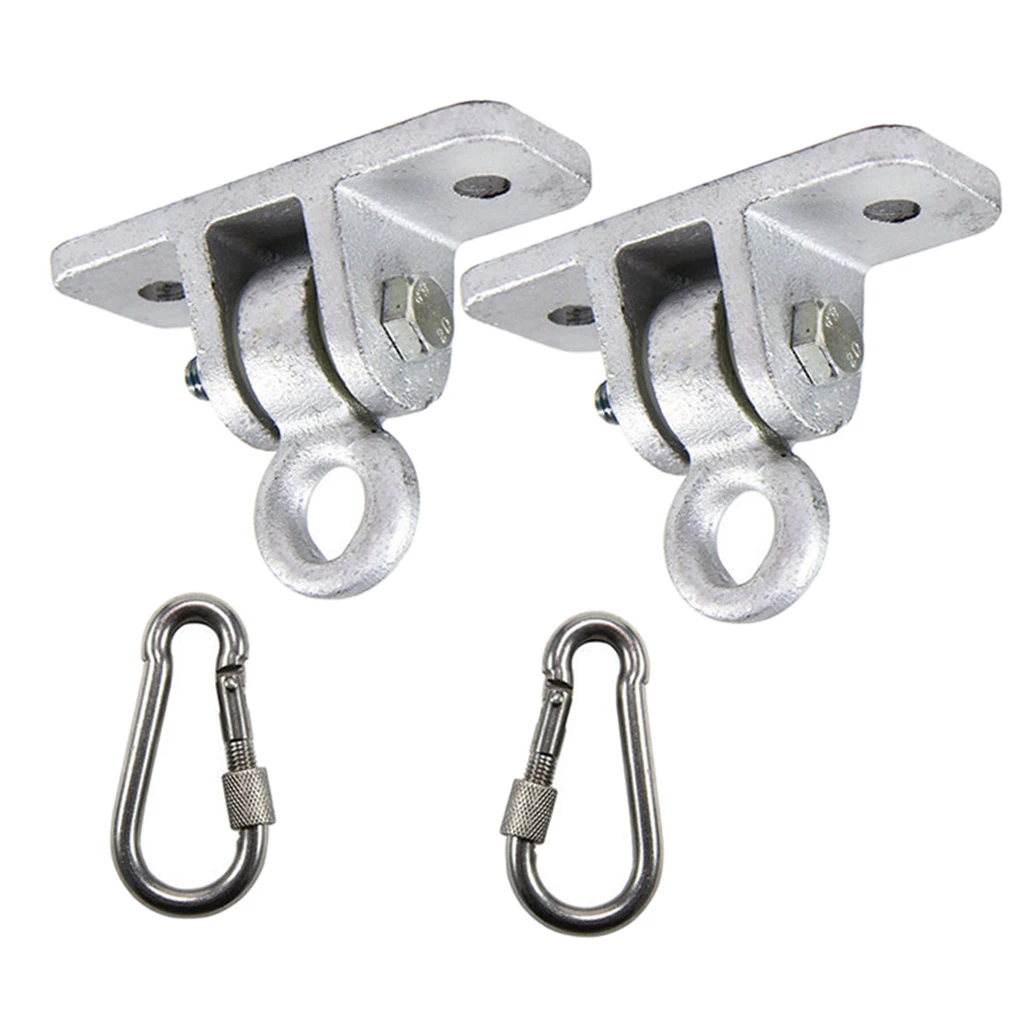 2 Pair Heavy Duty Swing Mount Aerial ers Hammock Hooks For Yoga Strap Home Hammock Punching Bag hammock fittings,heavy duty hook