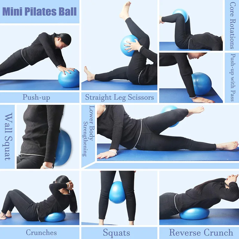 Fitness Yoga Ball Training Exercise Gymnastic Pilates Balance Gym Home Trainer Crossfit Core Ball Anti Stress Fitball 25cm