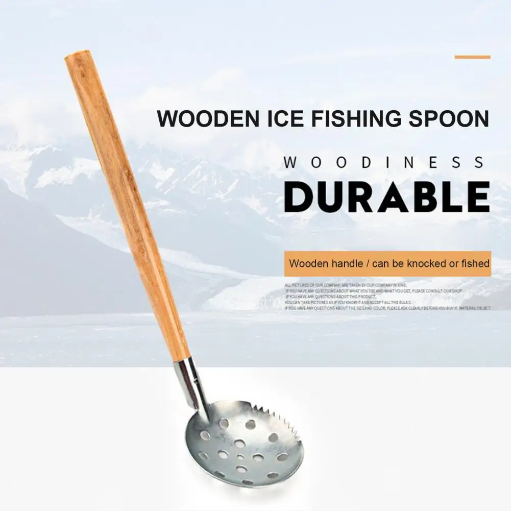 Winter Ice Fishing Tools Stainless Steel Ice Scoop Skimmer 2021 New Outdoor Ice  Fishing Tackle Tool Accessories