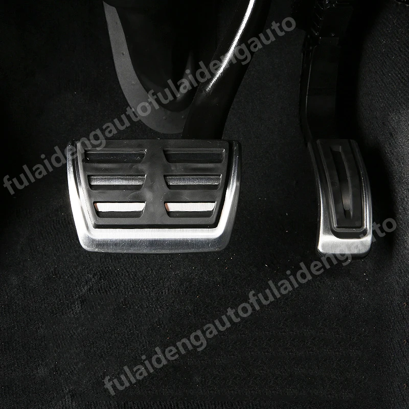 2pcs For Porsche Cayenne- New Brake Foot Pedals Non Slip Accelerator Pedals Pad cover trim Car Styling Accessories