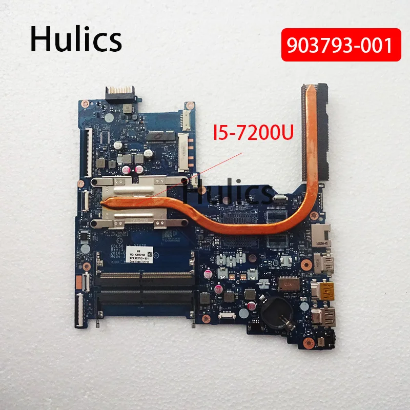 Hulics оригинальный 903793-001 903793-601 LA-D707P материнская плата для HP Тетрадь 15-AY
