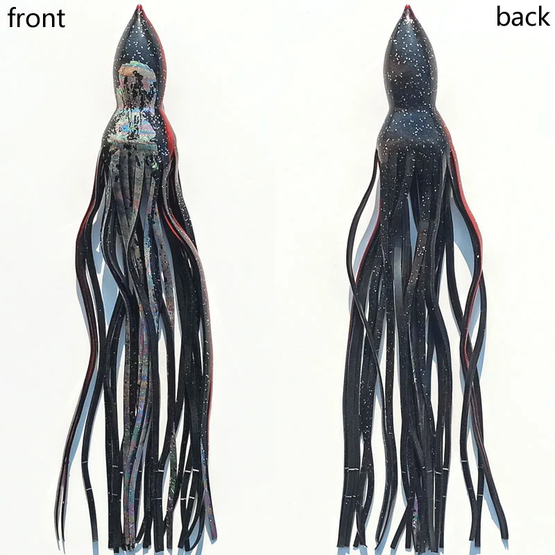 16pcs Replacement Octopus Skirts for Trolling Lures skirt octopus soft fishing lure Rigged skirt Marlin Tuna Pakula game fishing