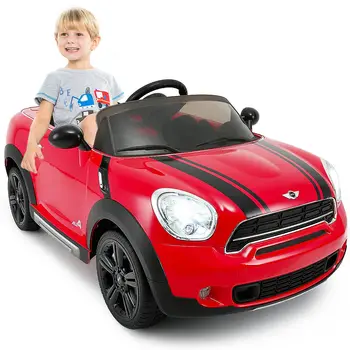 

12V Electric Mini Countryman Licensed Kids Ride On Car R/C Remote Control Red