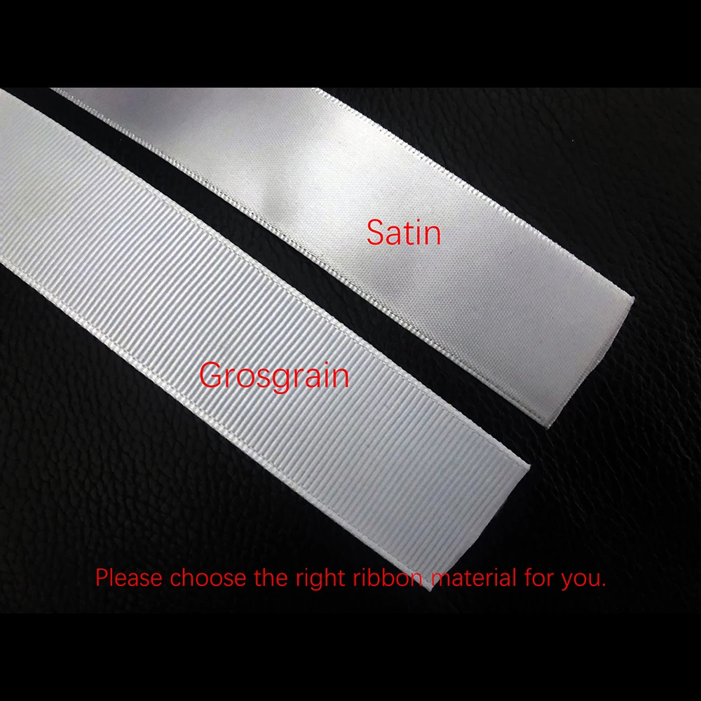 Customized Satin Grosgrain Color Pattern Printed Ribbon Personalized Label Ribbon Flower Fruit Packaging Party