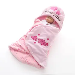 Do ke xin для новорожденных одеяло спальный комплект для младенца двухслойный полиэстер плюшевый, с принтом ребенка BABY'S одеяло оптовая продажа
