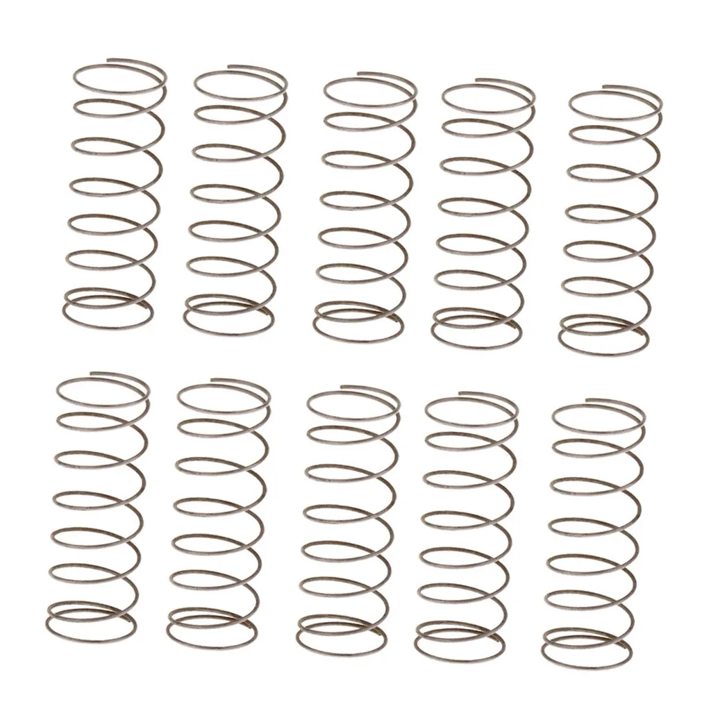 10 Pcs Silver Metal Trombone Springs for Brass Instrument Parts