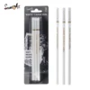 SeamiArt 3Pcs White Soft/Medium/Hard Charcoal Pencil for Sketch Carbon Pen Sketch Art Tools Office School Supplies Pencils 6