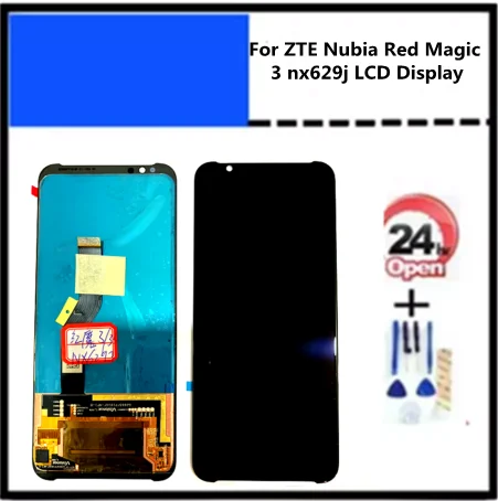 ЖК-дисплей AMOLED 6 65 дюйма для ZTE Nubia Red Magic 3 nx629j кодирующий преобразователь