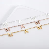 Elegant Mother's Day Mama Letter Pendant Necklaces Charms For Women Mom Baby Nameplate Clavicle Chain Choker Jewelry Best Gifts - Image 4