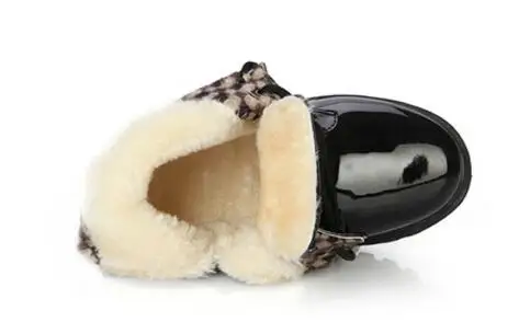 Новинка для девочек кожаные ботинки для мальчиков обувь Демисезонный из искусственной кожи Детские ботинки модные Дети сапоги теплые зимние ботинки