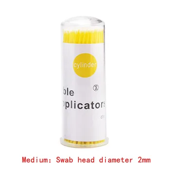 

100pcs Disposable Tip Health Care Applicators Makeup Cotton Swab Eyelash Extension Mascara Tool Individual Brushes