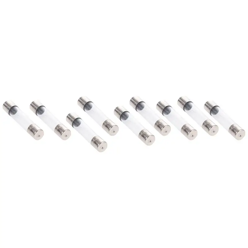 Top-50Pcs 250V 1,5 amp Кабель для быстрой съемки Стекло трубка предохранители 6 мм x 30 мм