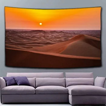 

Custom Desert Tapestry Wall Hanging For Party Decorations Art Home Decor Beach Towel Blankets Customized