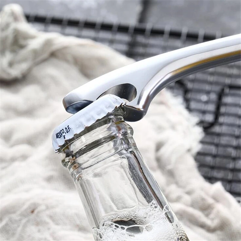 Открывалка для пивных бутылок из цинкового сплава, противоскользящая крышка, открывалка для винных бутылок, кухонные инструменты, креативный дизайн, открывалка для консервных банок, инструменты для кухонных баров