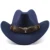 3 Sizes Parent-child Men Women Kids Western Cowboy Hats Wide Brim Panama Sunhats Fedora Caps Trilby Jazz Sombrero Travel Party 8