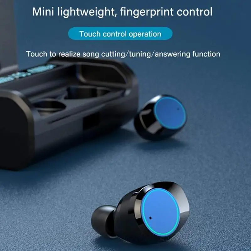 G06 TWS беспроводные наушники Bluetooth 5,0 наушники-вкладыши с шумоподавлением гарнитура с цифровым дисплеем чехол для зарядки высокоскоростной