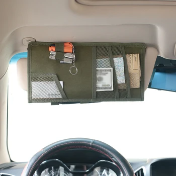 

1pcs Car Sun Visor Organizer Storage Pouch Accessories New Parts High Quality