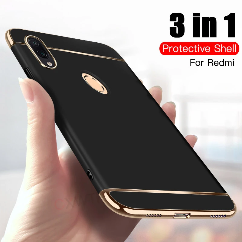 Luxury Case For Xiaomi Redmi Note 8 Pro 7 6 5 8A 7A 6A 5A S2 Xiomi GO K20 4X 4A Cover 360 Degree Protection Hard PC Phone Cases | Мобильные