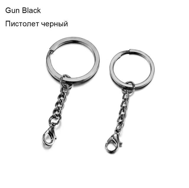 28 30mm Screw Eye Pin Key Chain Key Ring keychain Bronze Gold Keyrings Split Rings With Screw Pin Jewelry Making