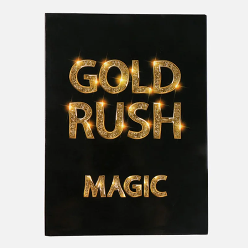 Три золота появляющееся из книги Magia Gold Rush волшебные трюки сценическая уличная