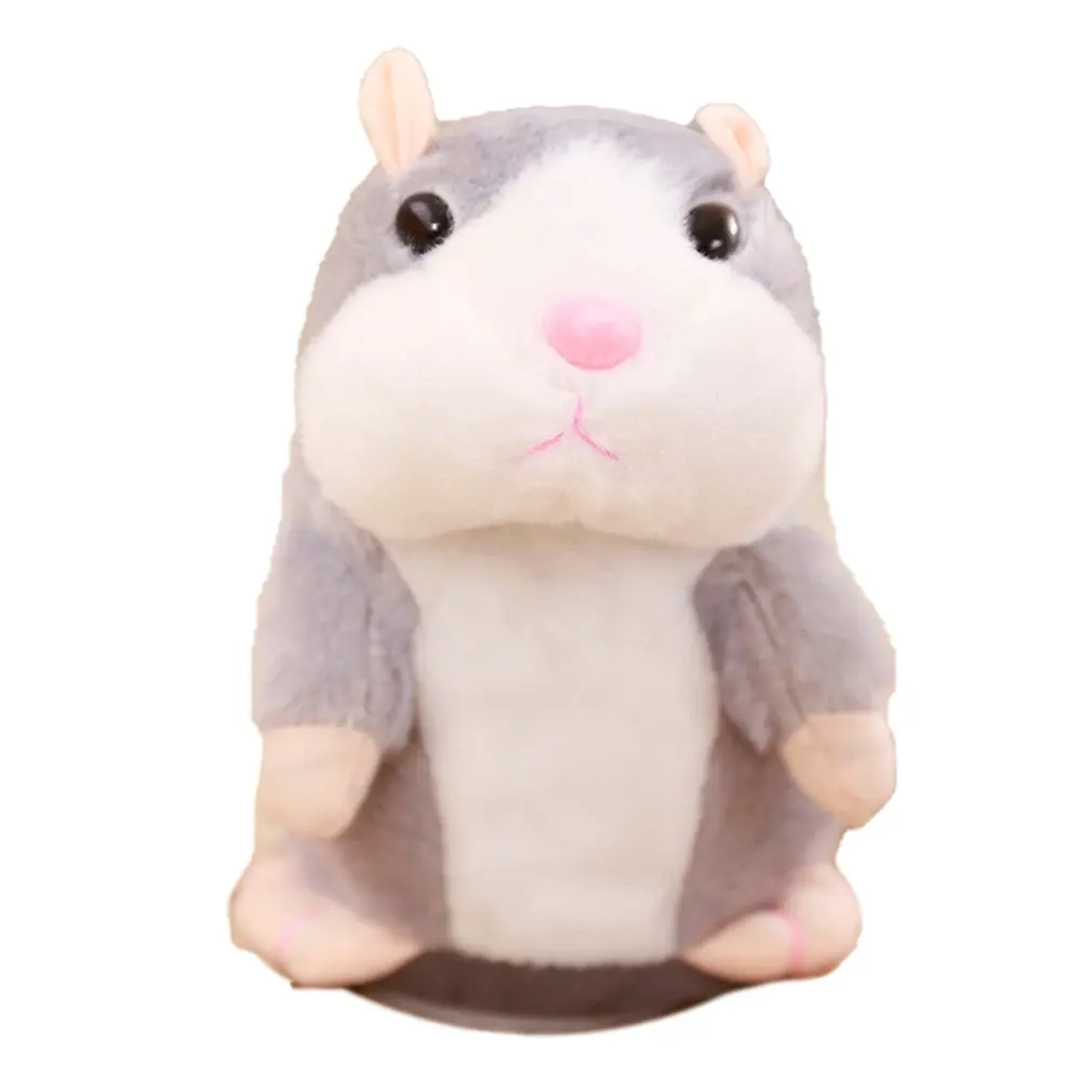 

Douyin Celebrity Style Toy Talking Small Hamster Electric Plush Toy Will Walk Will Metaphone Rat
