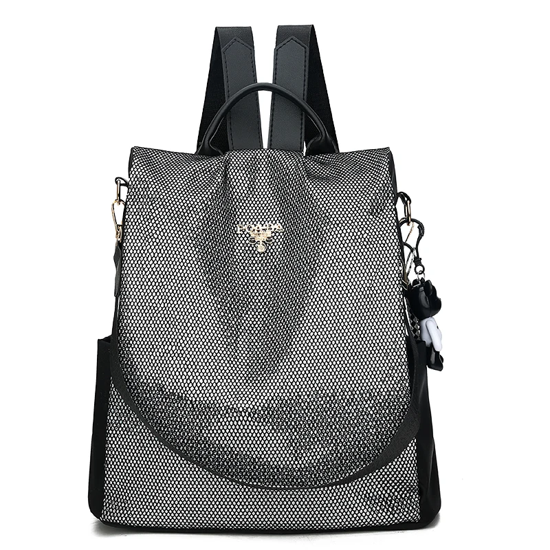 Sequin Silvery Модная школьная сумка CESHA с защитой от кражи для подростков, высококачественный школьный рюкзак из Оксфорда, красивый стильный рюкзак для девочек, ранец - Цвет: Sequin Silvery