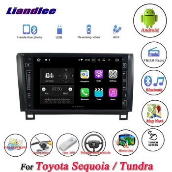 

Liandlee Car Android System For Toyota Sequoia / Tundra Radio Video Mirror link GPS Map Navi Navigation Stereo Multimedia No DVD