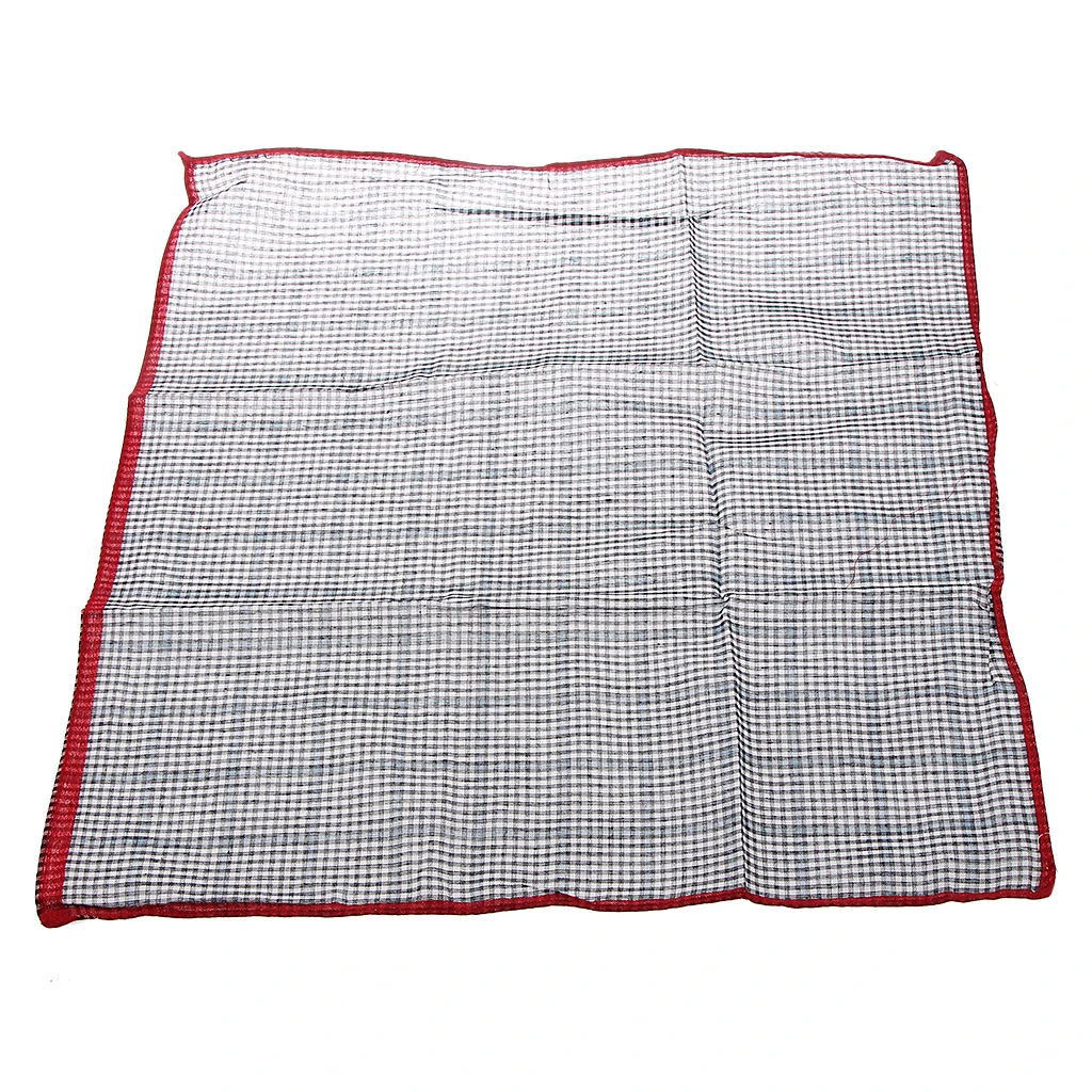 12pcs 100% Cotton Square Wedding Party Hanky Hand Towel Mens Plaid HANDKERCHIEFS   Square Super Soft Washable Hanky