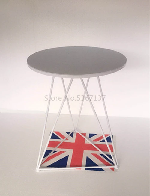 Нордический стол и стул сочетание одного стула Современный минималистский Творческий досуг небольшой круглый стол мода Ins - Цвет: Buff