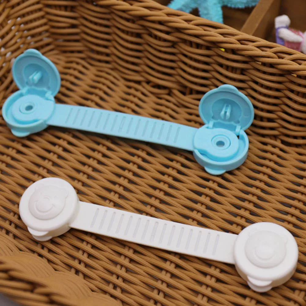 

1/5 Pcs Child Lock Protection Children Locking Doors Drawer Refrigerator Fridge Door Lock Plastic Safety Lock 15.5cm Wholesale