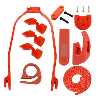 

for XIAOMI Mijia M365 Electric Scooter Front Rear Mudguard Pad for Dashboard Cover Vibration Rubber Set Part