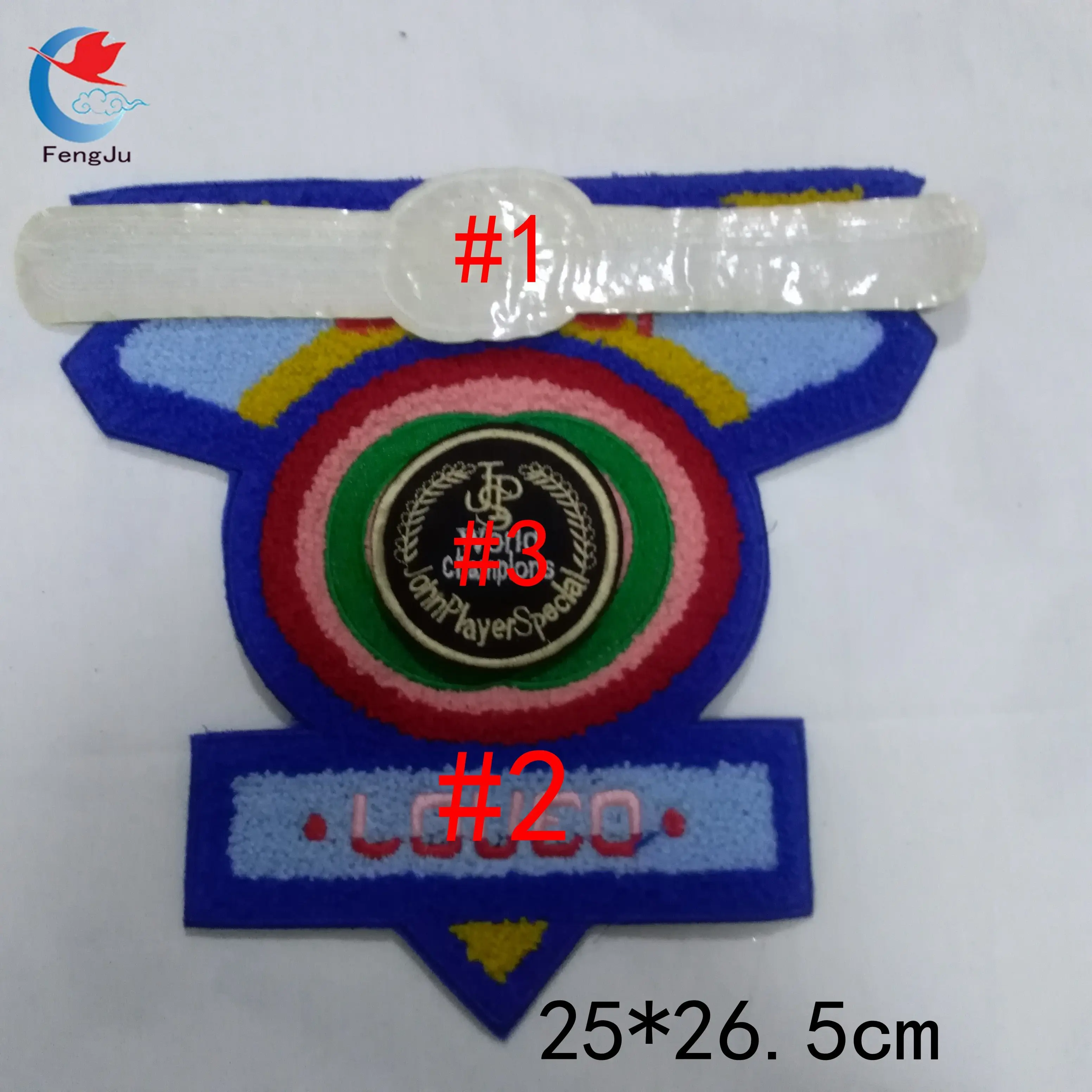 

FengJu partial pictures Airship GC Patches Iron on Applique Embroideried Patch for Clothes T-shirt DIY Decoration Patchwork 1pc