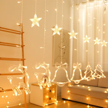 

LED Christmas Light Stars Online Celebrity Bedroom Curtain Lights Holiday Christmas Decoration Light