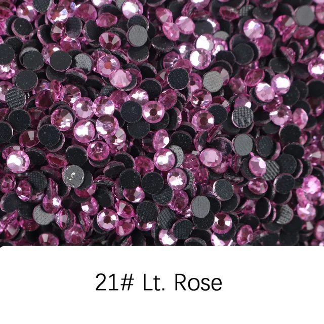1000 Gross 140,000Pcs  bulk Wholesale Big Pack DMC Hotfix Rhinestones   Crystal Glass  Better Stone With Glue On Stones 21
