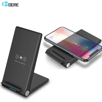

DCAE Qi Wireless Charger Stand for iPhone 11 Pro X XS 8 XR Samsung S9 S10 Note 10 9 QC 3.0 15W USB C Fast Charging Dock Station