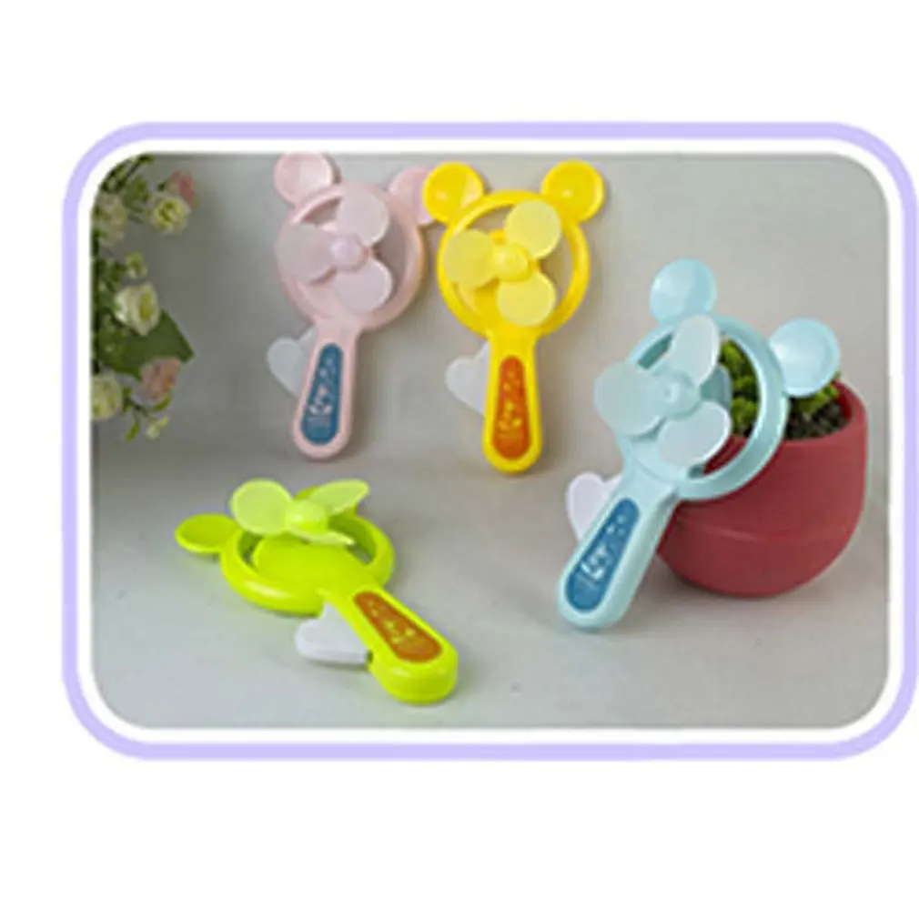 Cartoon Shape Shakes Hand and Presses Mini Fan to Customize OGO 61 Children's Gift Hand-held Usb Charging Fan