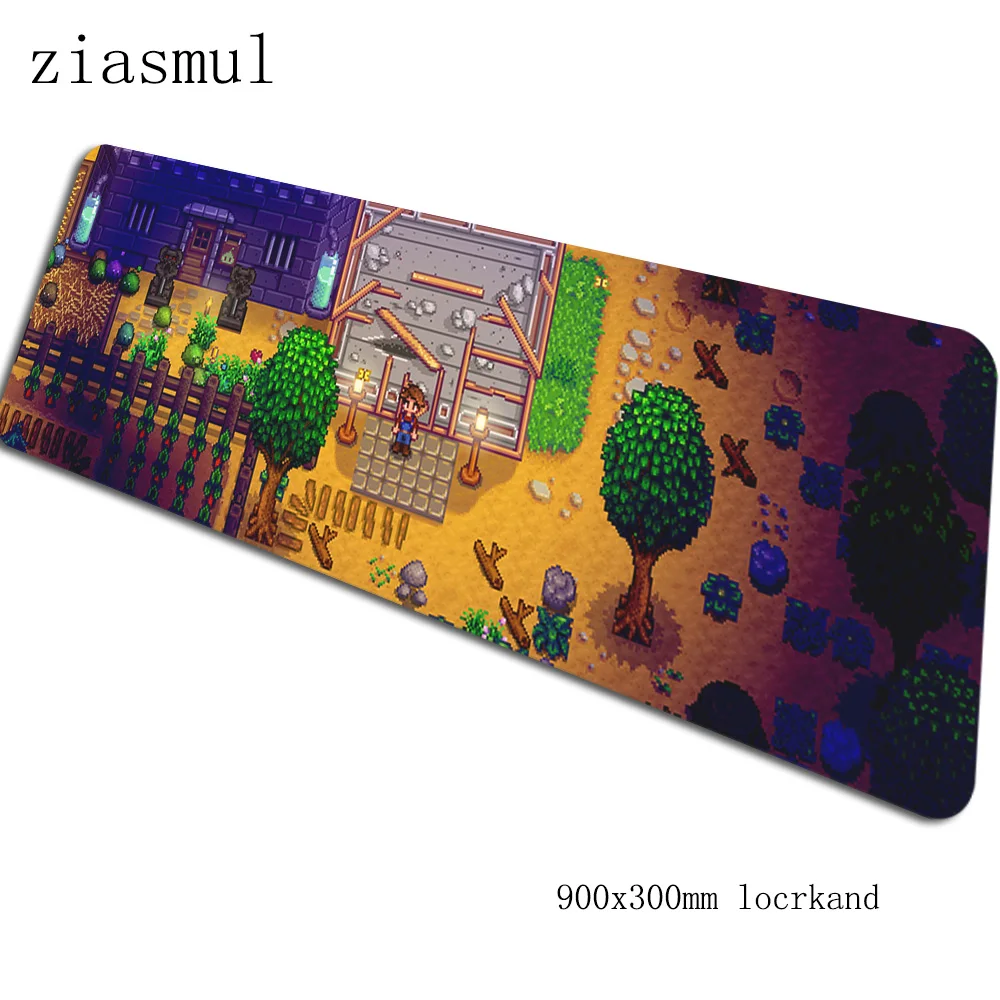 Stardew valley коврик для мыши 900x300x3 мм коврики для мыши большой игровой коврик для мыши геймер Популярные персонализированные коврики для мыши Клавиатура ПК коврик - Цвет: Size 900x300x3mm