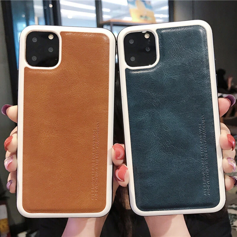 

Slim PU Leather Case for iPhone 7 8 plus 6s XS Max XR Ultra Thin Phone Cases Cover For iphone 11 pro max Case Coque Fundas Capa
