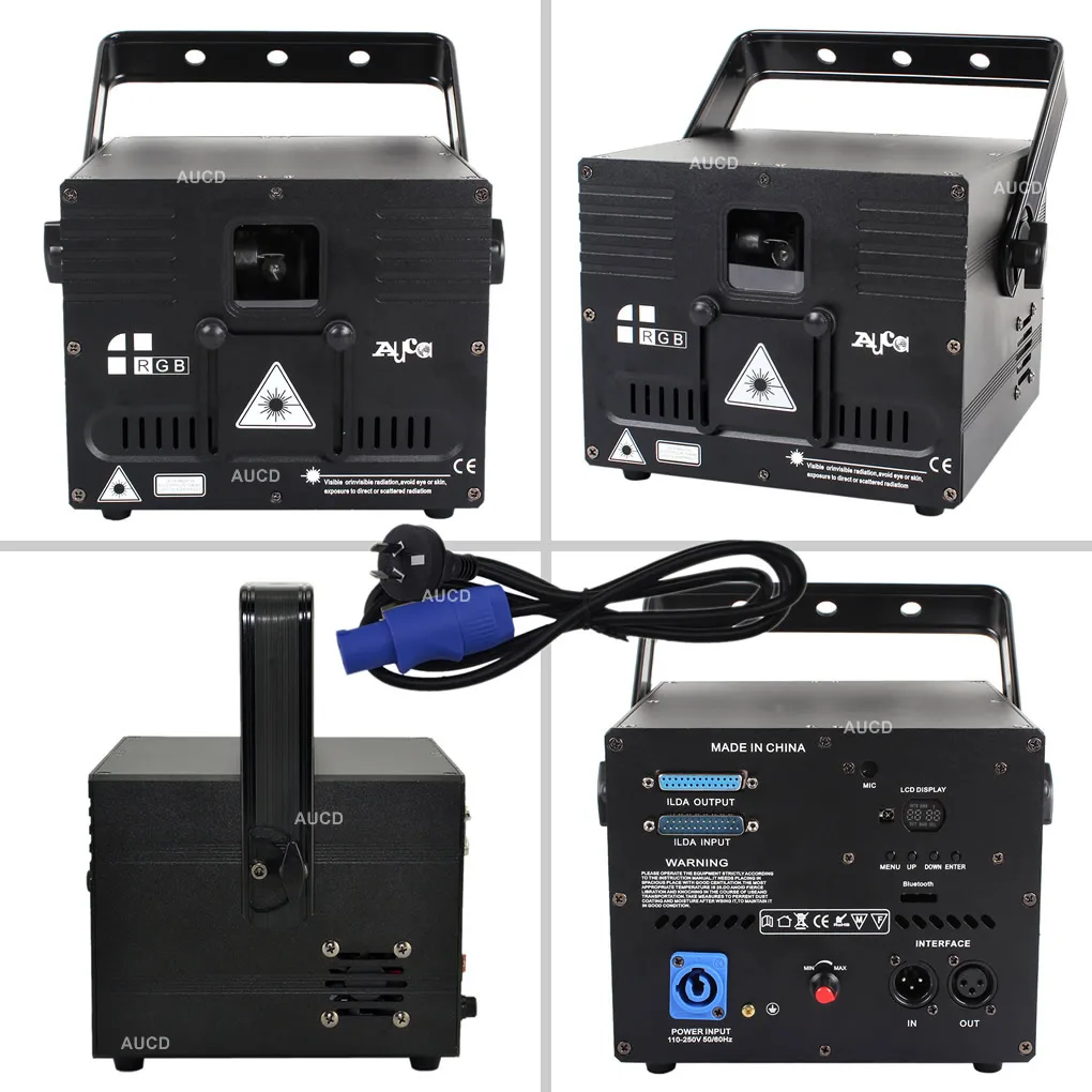 Лазерный проектор ILDA DMX 512 2 Вт цветной светильник белого света для бара дискотеки